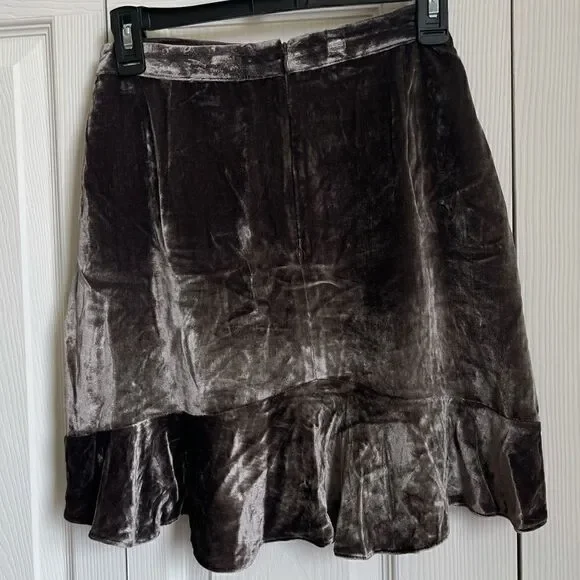Madewell Velvet Ruffle Skirt - Picture 4 of 10